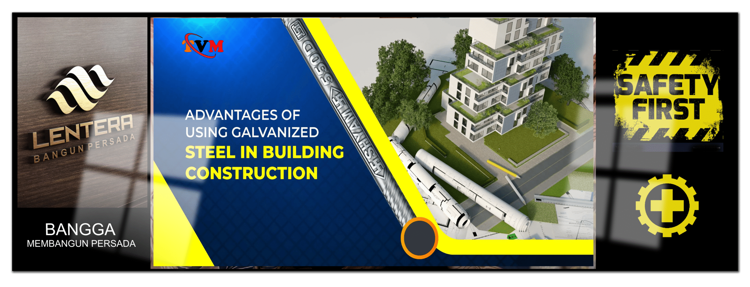 PIV kontruksi Papan Informasi Industrial